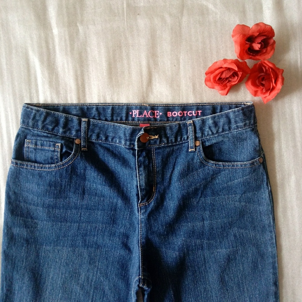 The Children Place Jeans Boot Cut Girls  Size16P - Picture 4 of 8